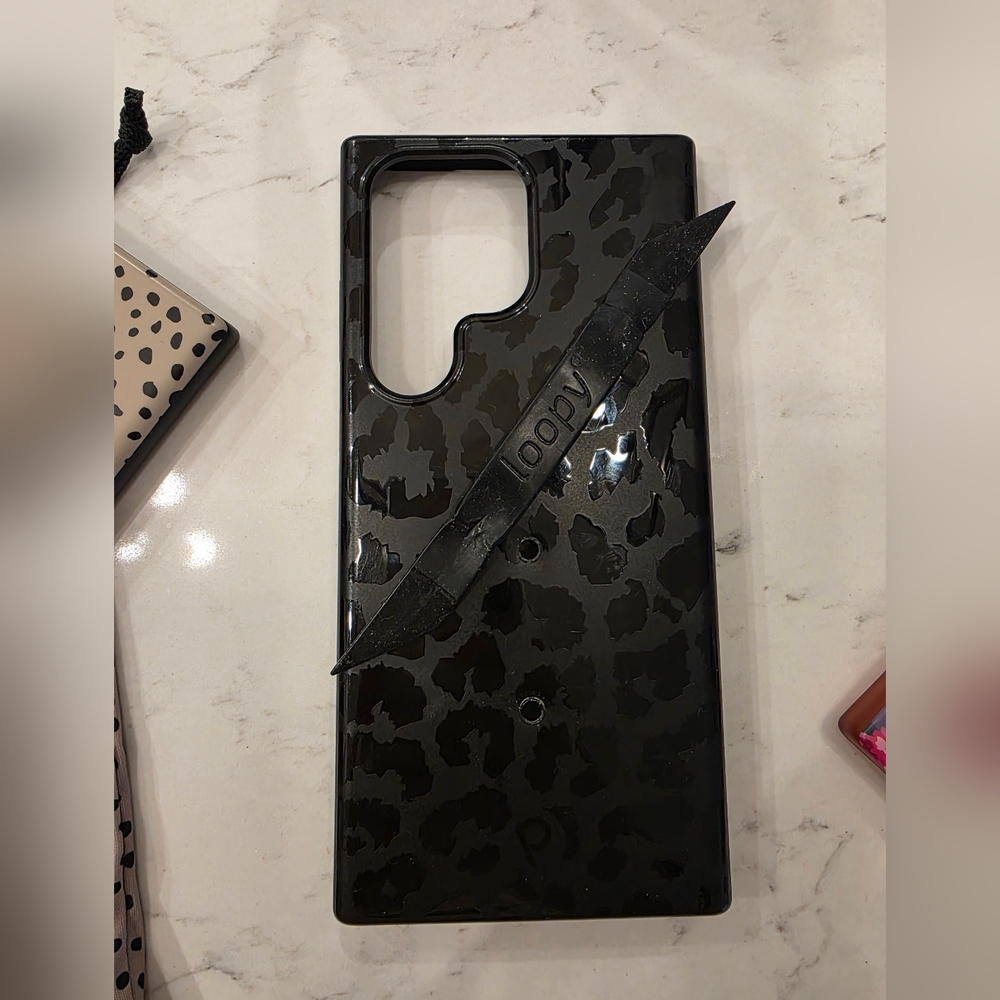 Loopy Case Black Leopard Phone Case limited edition